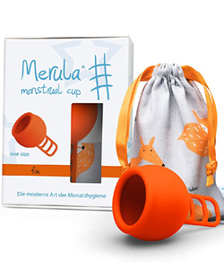 Copa Menstrual Merula Cup Fox (naranja)