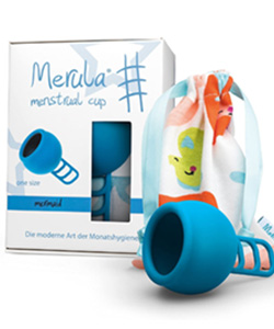 Copa Menstrual Merula Cup Mermaid (azul)