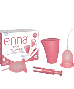 ENNA Copa Menstrual con Aplicador Patentado Talla M