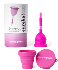 Pack Copa Menstrual Eureka! Cup, Talla M/L + Esterilizador